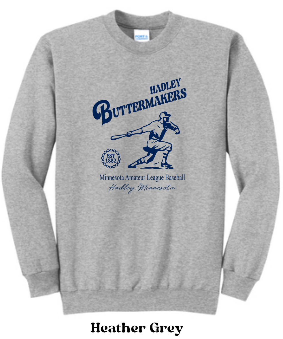 Hadley Buttermakers 2023: Port & Company® Core Fleece Crewneck Sweatshirt
