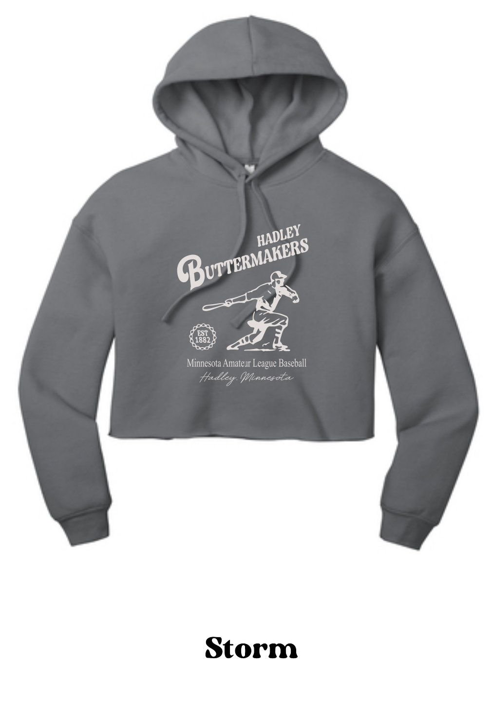Hadley Buttermakers 2023: BELLA+CANVAS ® Women’s Sponge Fleece Cropped Fleece Hoodie