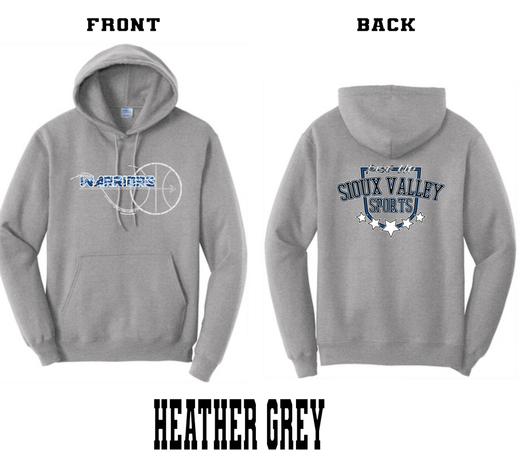 SVS Warrior Basketball : Port & Company® Core Fleece Pullover Hooded Sweatshirt
