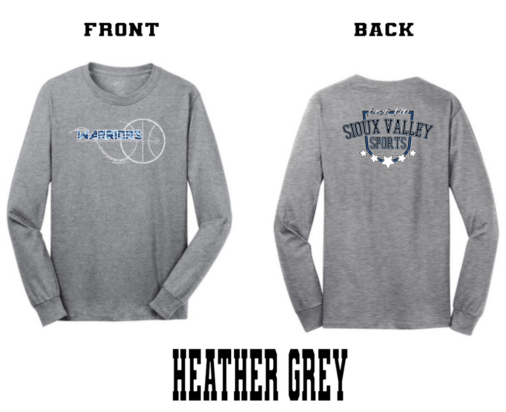 SVS Warriors Basketball : Port & Company® Long Sleeve Core Cotton Tee