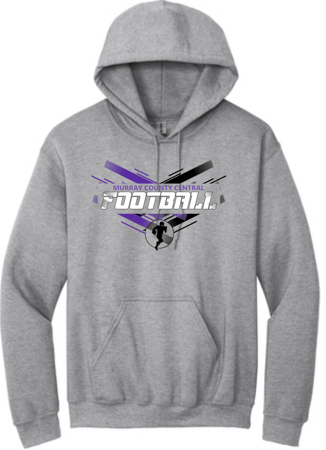 MCC Football : Gildan Hoodie- Unisex Grey