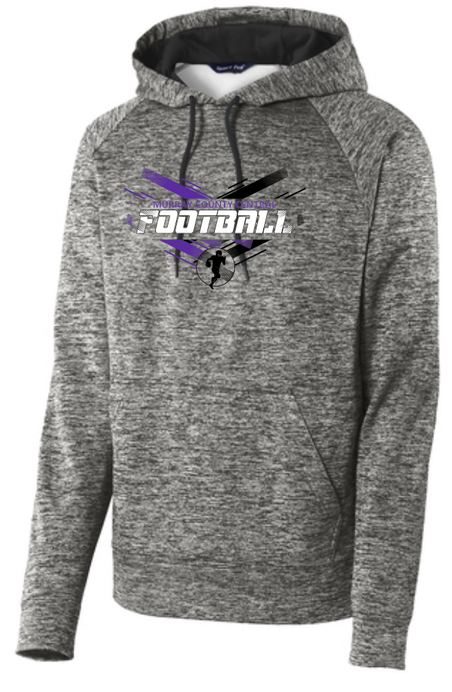 MCC Football 2022 : SportTek Electric Heather Sweatshirt - Unisex Black