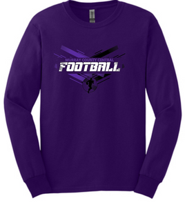 MCC Football 2022 : Gildan Long Sleeve Shirt - Unisex Purple