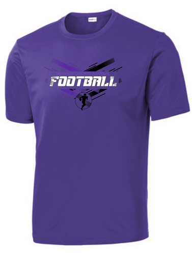 MCC Football : SportTek TShirt - Unisex Purple