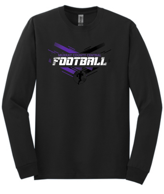 MCC Football 2022 : Gildan Long Sleeve Shirt - Unisex Black