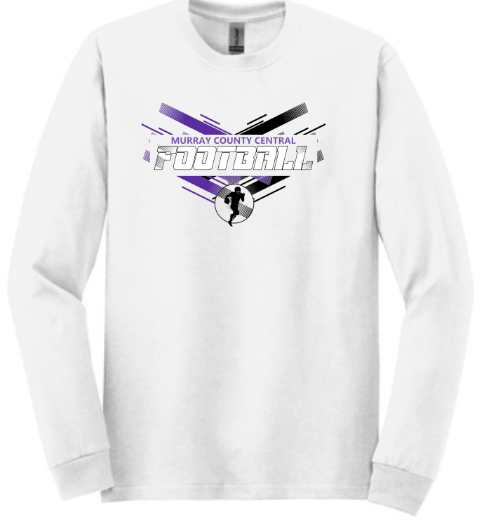MCC Football 2022 : Gildan Long Sleeve Shirt - Unisex White