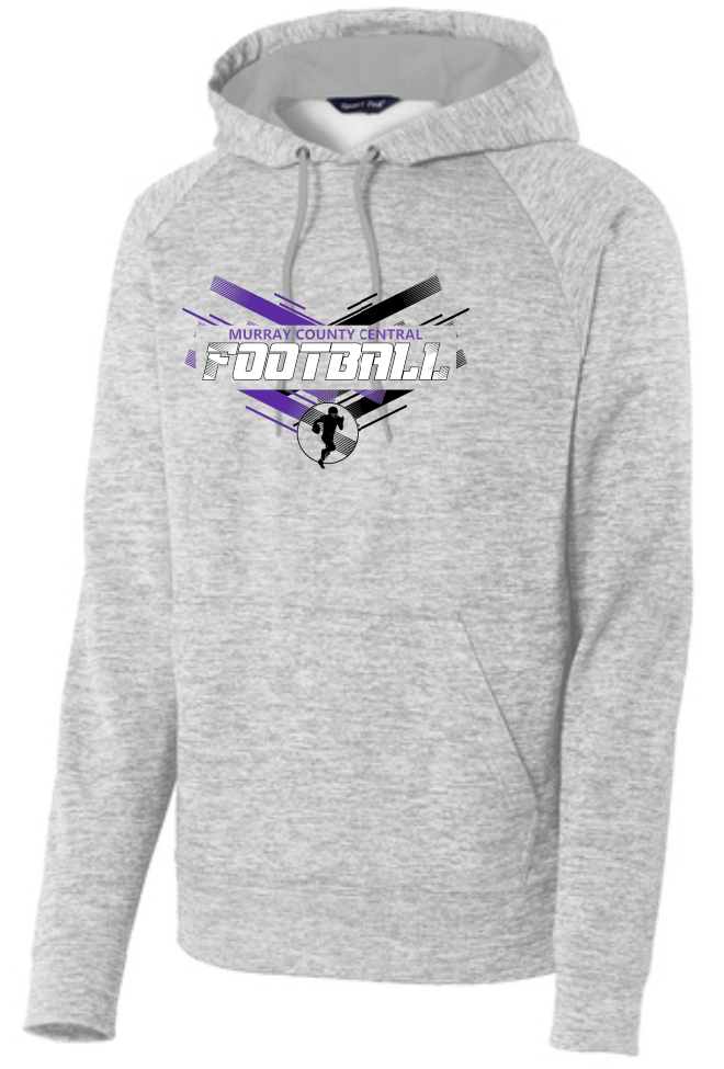 MCC Football 2022 : SportTek Electric Heather Sweatshirt - Unisex White