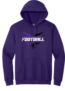 MCC Football : Gildan Hoodie- Unisex Purple