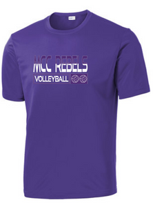 MCC Volleyball : SportTek TShirt - Unisex Purple