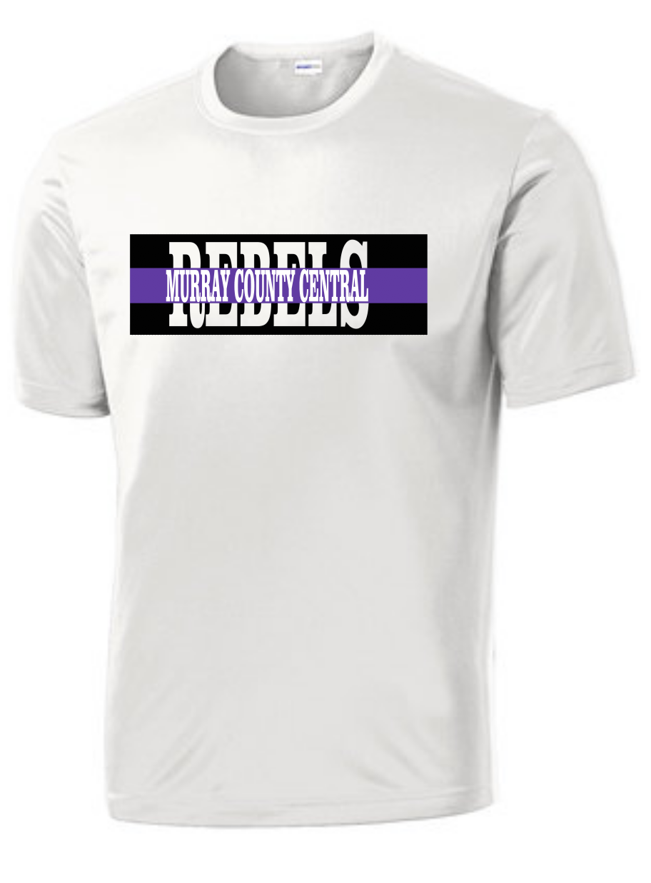 MCC Rebels : SportTek TShirt - Unisex White