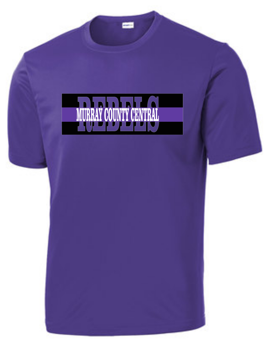 MCC Rebels : SportTek TShirt - Unisex Heather Grey