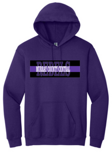 MCC Rebels : Gildan Hoodie- Unisex Purple