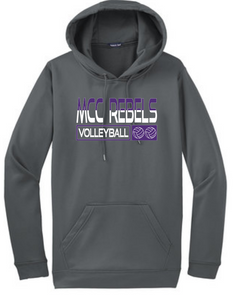 MCC Volleyball 2022 : Sport-Tek Hooded Sweatshirt - Unisex Grey