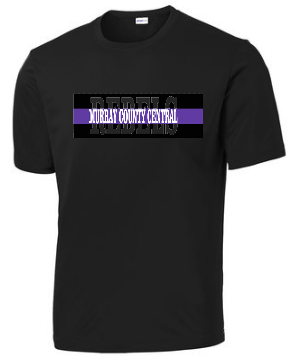 MCC Rebels : SportTek TShirt - Unisex Black