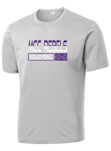 MCC Volleyball : SportTek TShirt - Unisex Grey