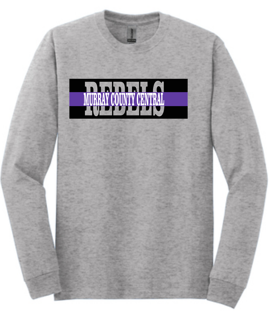 MCC Rebels 2022 : Gildan Long Sleeve Shirt - Unisex Grey