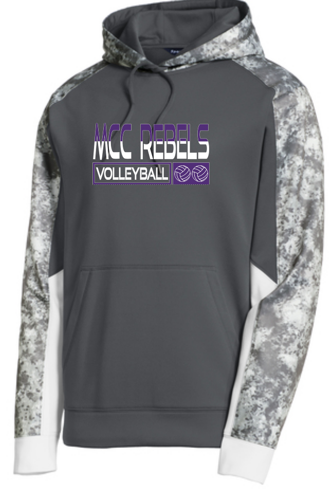 MCC Volleyball 2022 : SportTek Mineral Sweatshirt - Unisex Grey