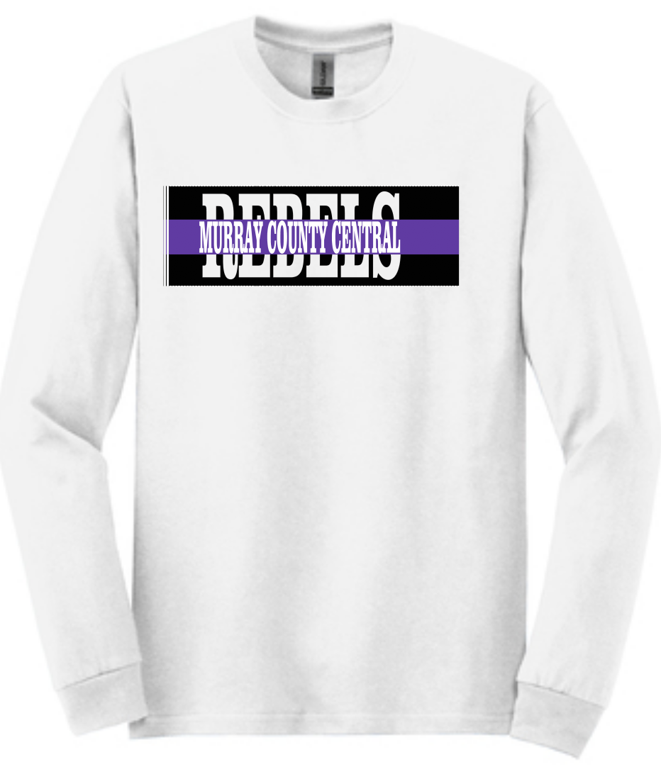 MCC Rebels 2022 : Gildan Long Sleeve Shirt - Unisex White