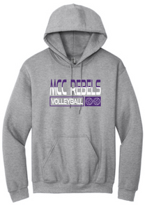 MCC Volleyball : Gildan Hoodie- Unisex Grey