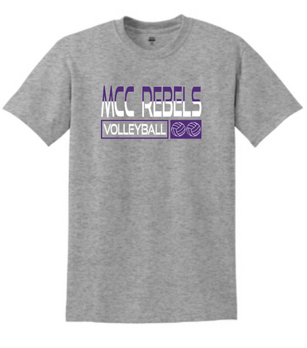 MCC Volleyball 2022 : Gildan T-Shirt - Unisex Grey