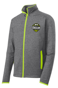 MURRAY COUNTY SOCCER UNITED STRETCH CONTRAST FULL ZIP MENS OR LADIES  JACKET