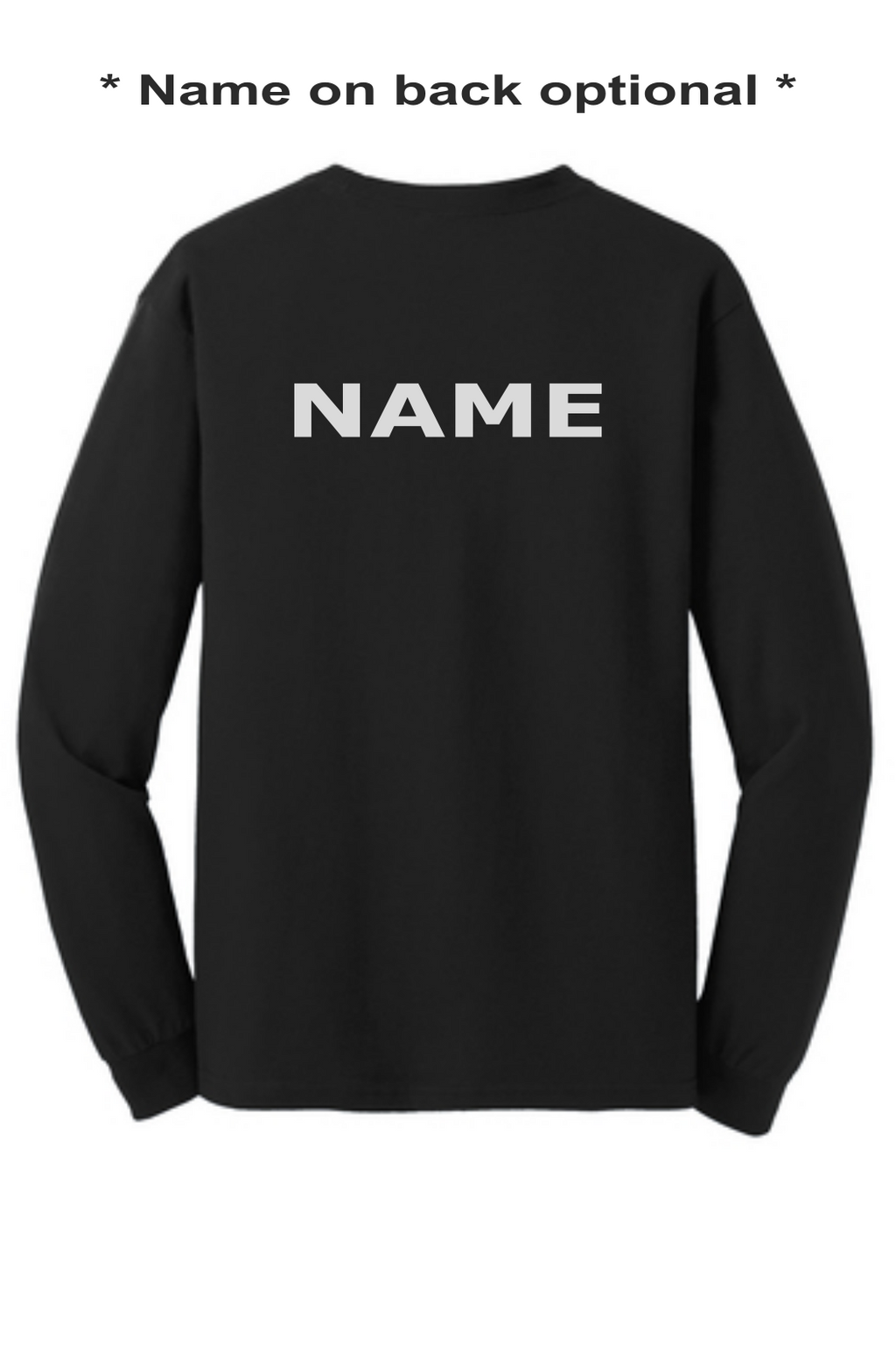 WWG Football : Option 1 - Gildan Long Sleeve Shirt - Unisex Black