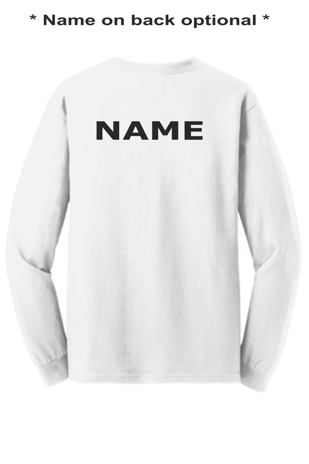WWG Football : Option 2 - Gildan Long Sleeve Shirt - Unisex White