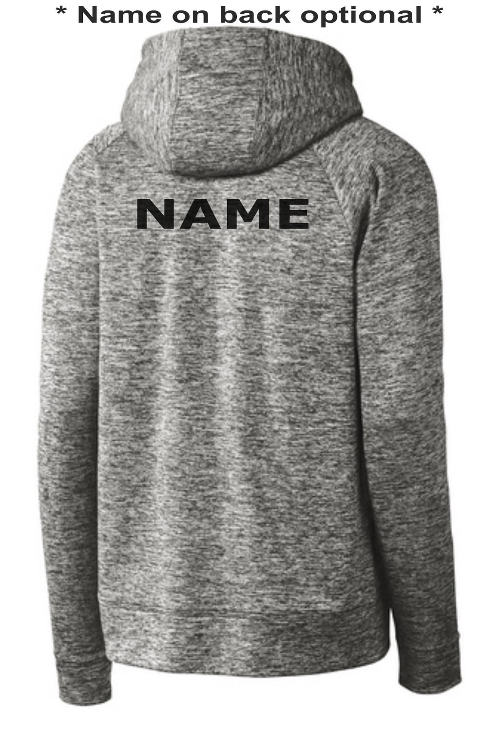 WWG Football : Football Option 1 - SportTek Electric Heather Sweatshirt - Unisex Black