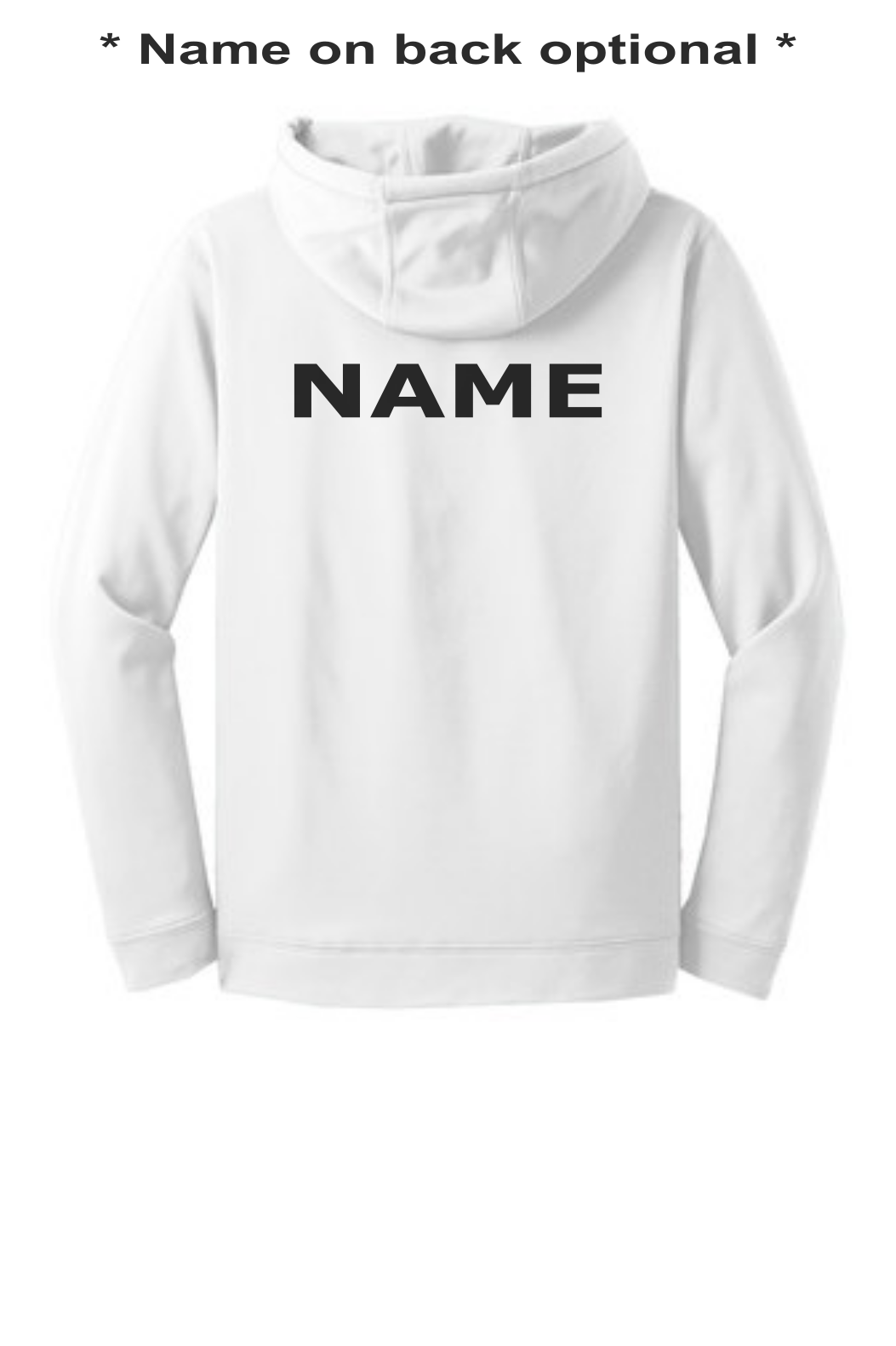 WWG Football : Football Option 2 - Sport-Tek Hooded Sweatshirt - Unisex White