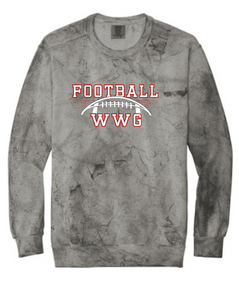 WWG Football : Option 1 - Comfort Colors Color Blast Sweatshirt - Unisex