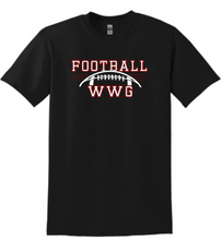 Load image into Gallery viewer, WWG Football : Option 1 - Gildan T-Shirt - Unisex Black