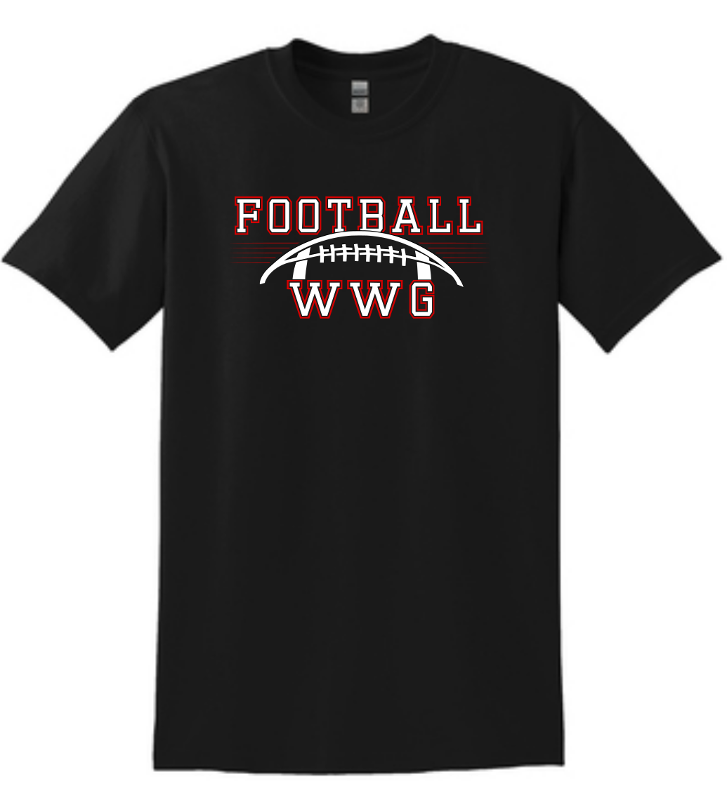 WWG Football : Option 1 - Gildan T-Shirt - Unisex Black