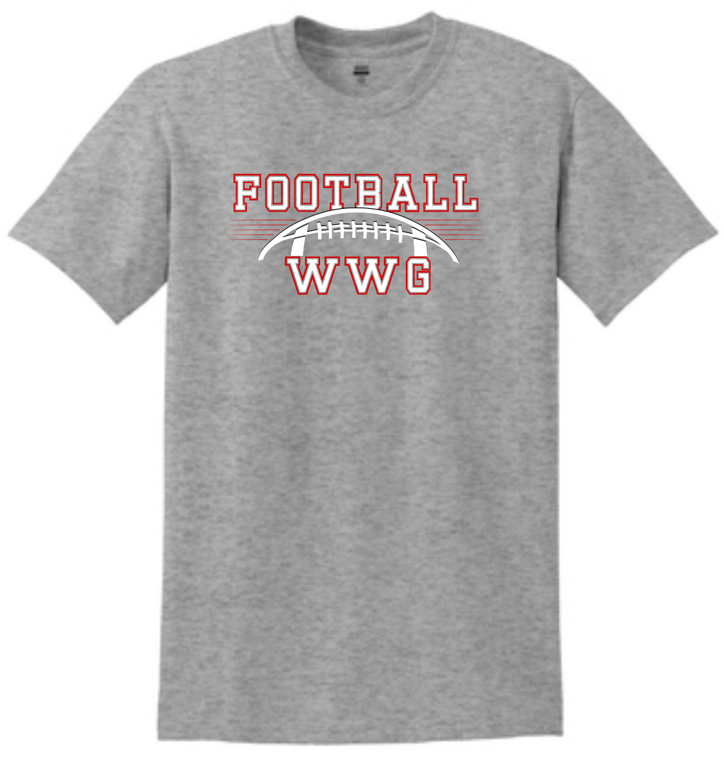 WWG Football : Option 1 - Gildan T-Shirt - Unisex Grey