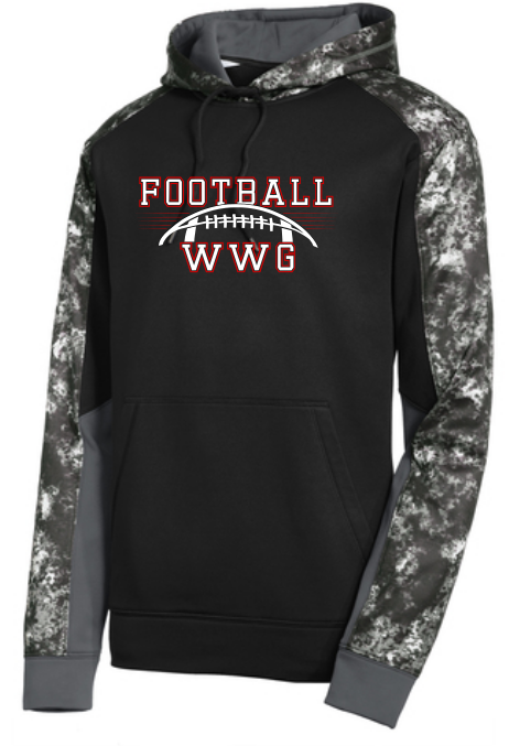 WWG Football : Football Option 1 - SportTek Mineral Sweatshirt - Unisex Black