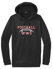 Load image into Gallery viewer, WWG Football : Football Option 1 - Sport-Tek Hooded Sweatshirt - Unisex Black