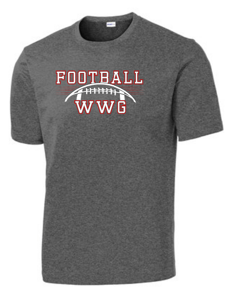 WWG Football : Option 1 - SportTek TShirt - Unisex Grey