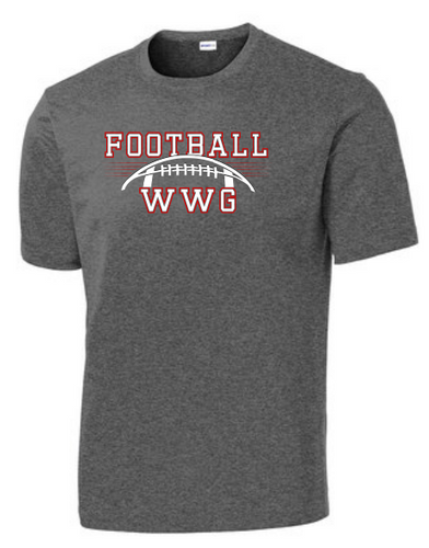 WWG Football : Option 1 - SportTek TShirt - Unisex Grey