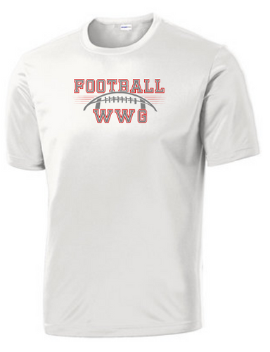 WWG Football : Option 1 - SportTek TShirt - Unisex White