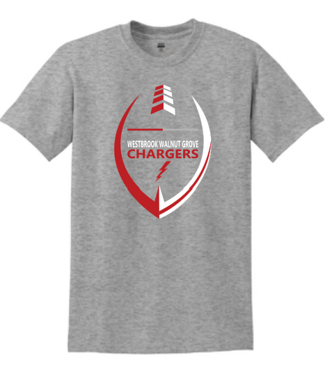 WWG Football : Option 2 - Gildan T-Shirt - Unisex Grey