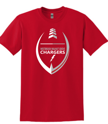 WWG Football : Option 2 - Gildan T-Shirt - Unisex Red