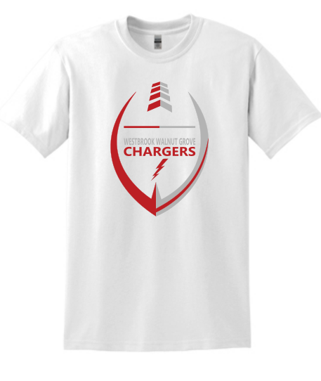 WWG Football : Option 2 - Gildan T-Shirt - Unisex White