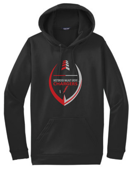 WWG Football : Football Option 2 - Sport-Tek Hooded Sweatshirt - Unisex Black