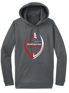 WWG Football : Football Option 2 - Sport-Tek Hooded Sweatshirt - Unisex Grey