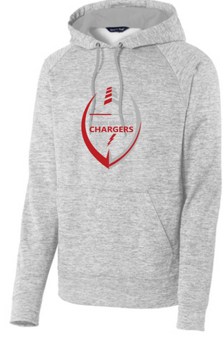 WWG Football : Football Option 2 - SportTek Electric Heather Sweatshirt - Unisex White