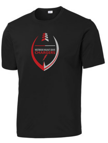 WWG Football : Option 2 - SportTek TShirt - Unisex Black