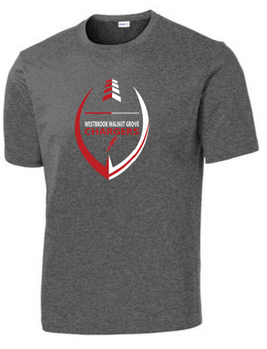 WWG Football : Option 2 - SportTek TShirt - Unisex Grey