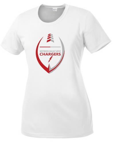 WWG Football : Option 2 - SportTek TShirt - Ladies White