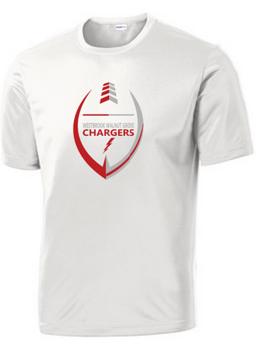 WWG Football : Option 2 - SportTek TShirt - Unisex White