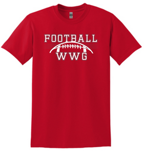WWG Football : Option 1 - Gildan T-Shirt - Unisex Red