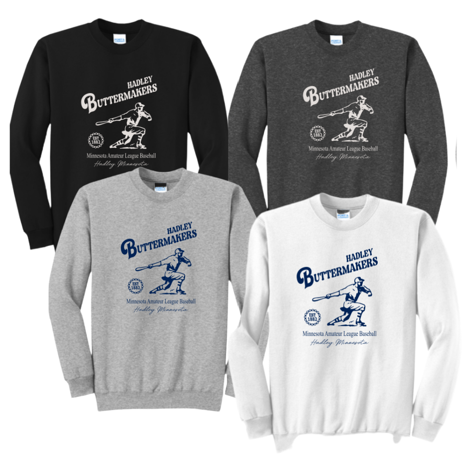 Hadley Buttermakers 2023: Port & Company® Core Fleece Crewneck Sweatshirt